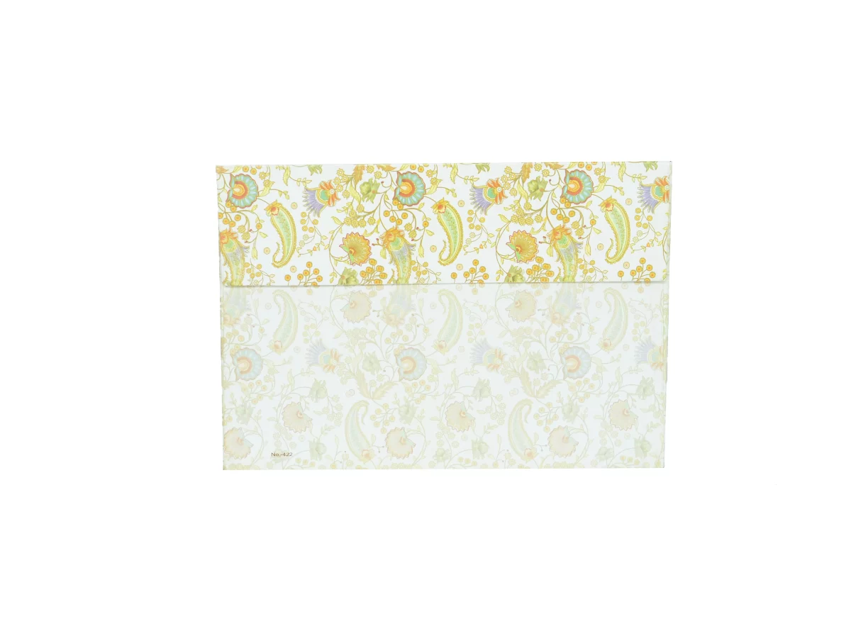 Multicolour Floral invitation card with Name glass sticker-BI-422 - Image 5