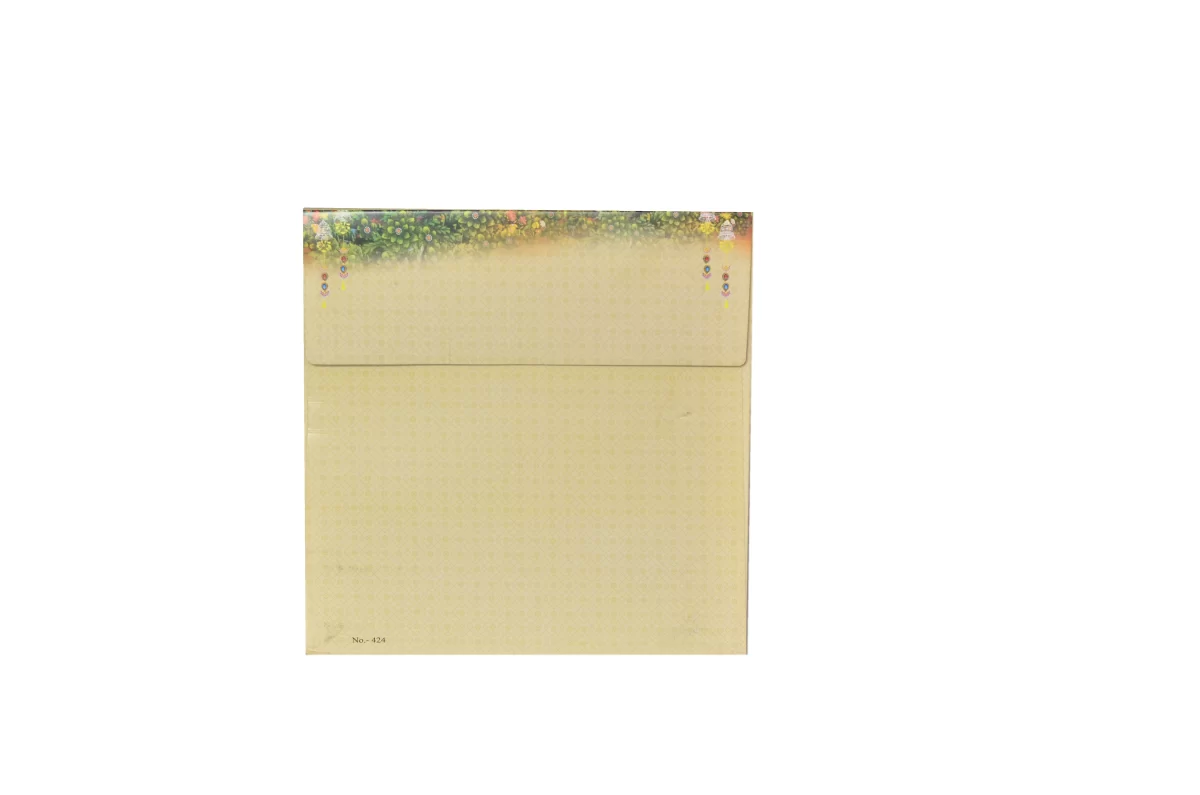 Multicolour Bride & Groom wedding card BI-423 - Image 5