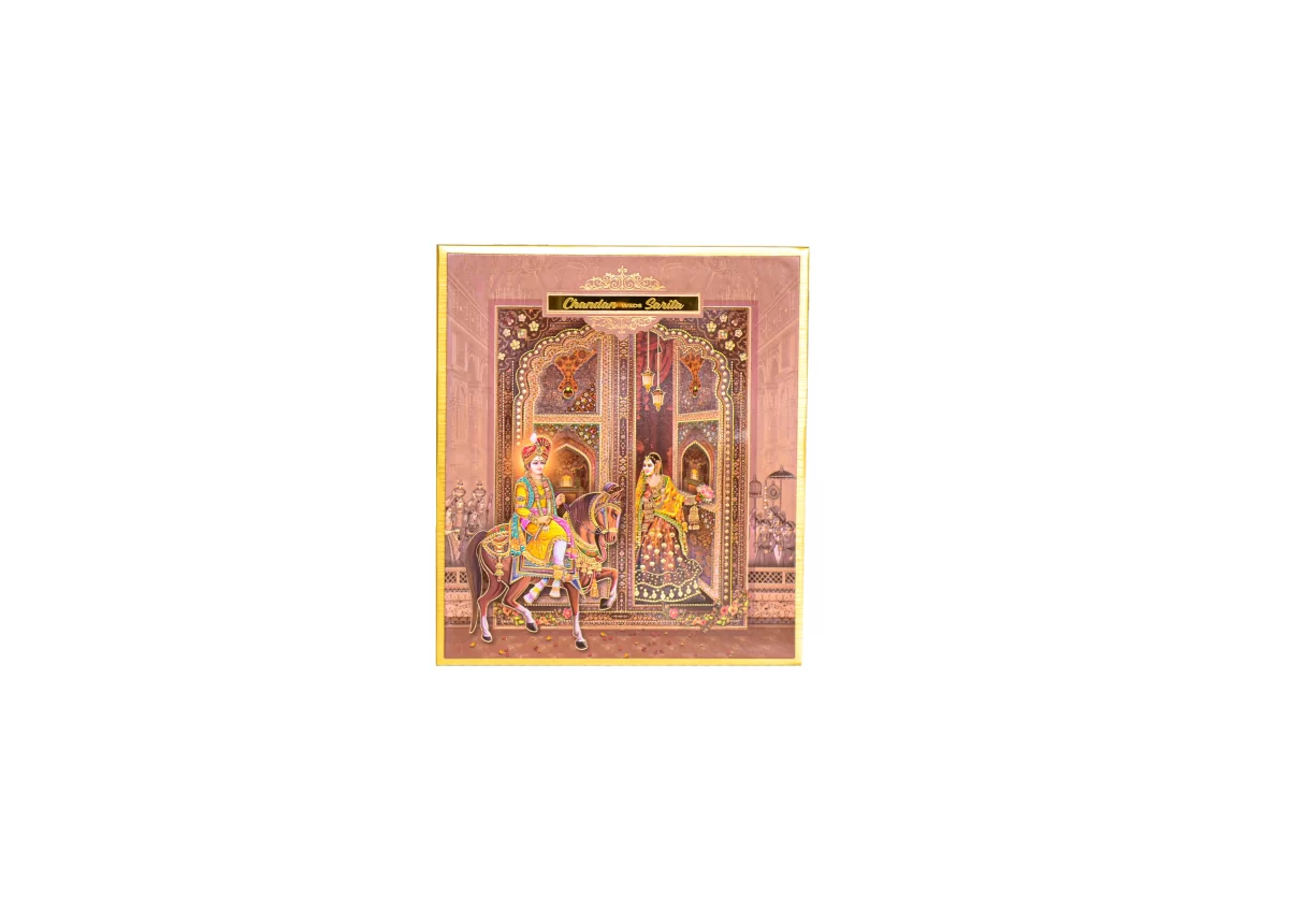 Bride & Groom wedding cards with name glass sticker-BI-438 - Image 3