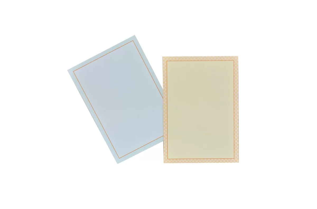 Floral Invitation card with Golden foil and glass sticker BI-446 - Image 5