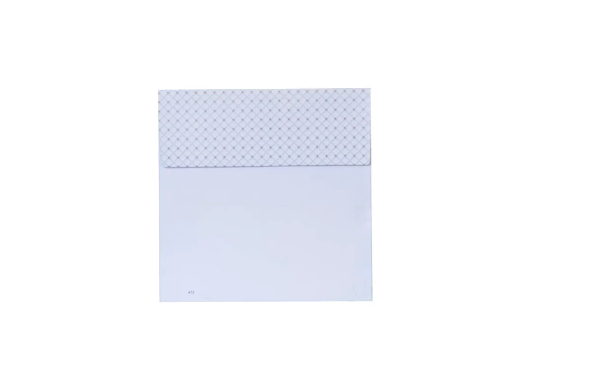Floral Invitation card with Golden foil and glass sticker BI-452 - Image 5