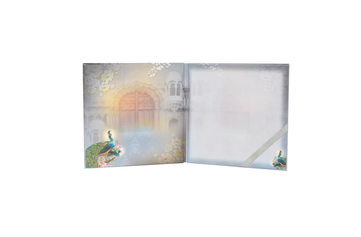Multicolour Wedding Card with glass sticker BI-454 - Image 7