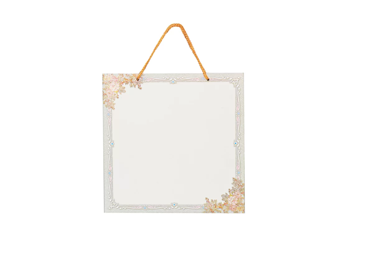 Floral Invitation card with glass sticker BI-455 - Image 4